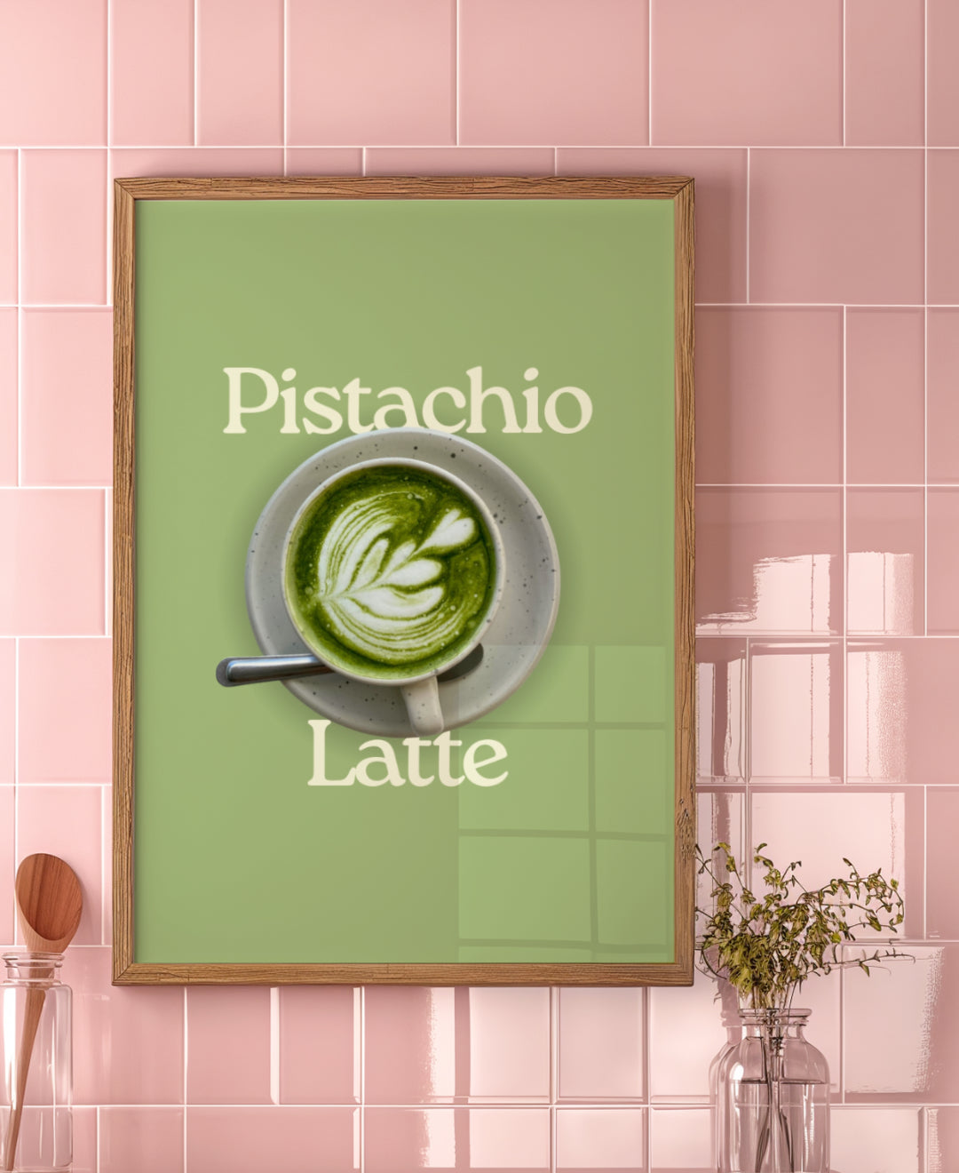 Pistachio Latte Photo Print