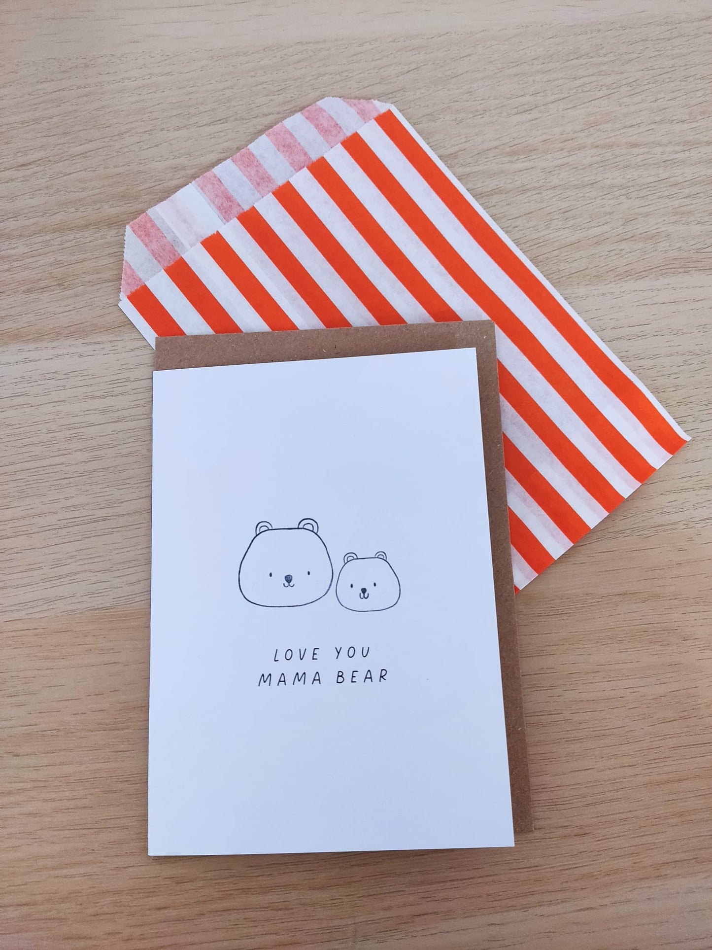 Love You Mama Bear Card