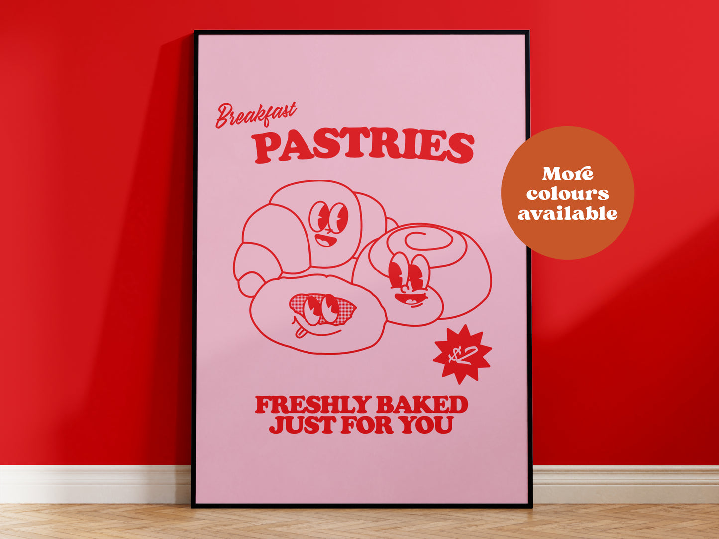 Breakfast Pastries Takeaway Print