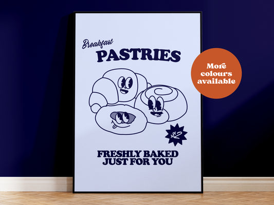 Breakfast Pastries Takeaway Print
