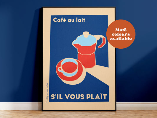 Cafe au Lait Print