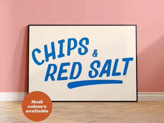 Chips and Red Salt Print