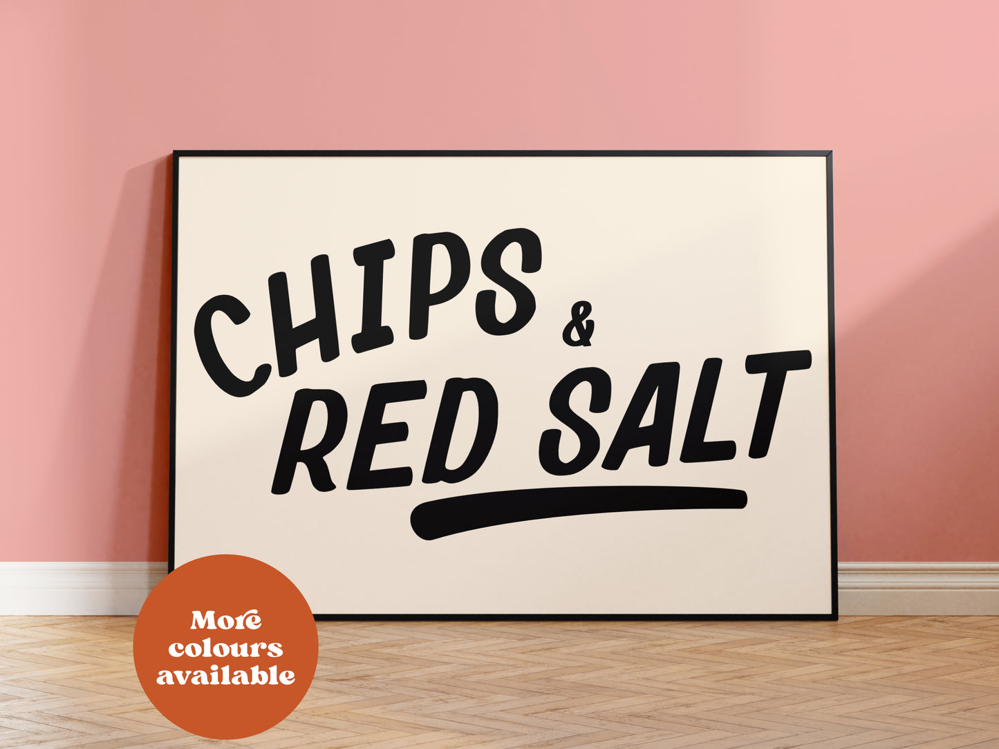 Chips and Red Salt Print
