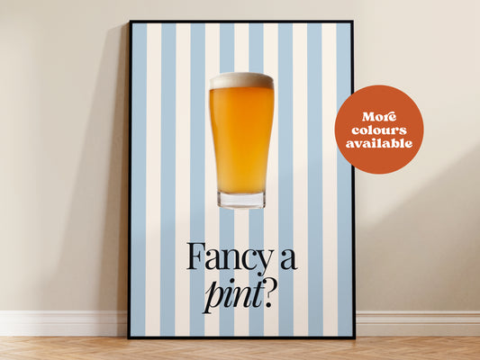 Fancy a Pint Lager IPA Print