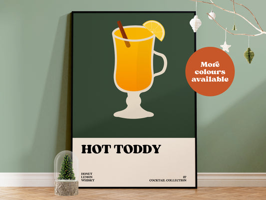 Hot Toddy Christmas Cocktail Print