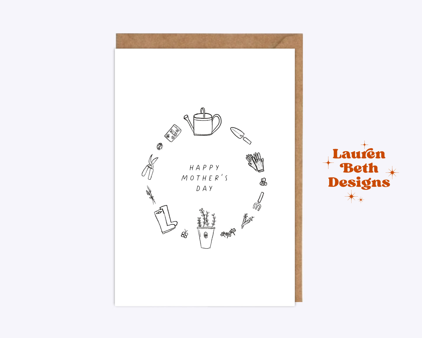 Happy Mother's Day Gardening Card