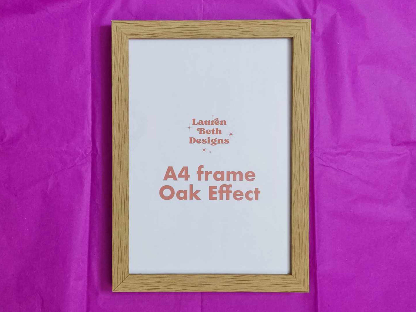 Oak-Effect Frame