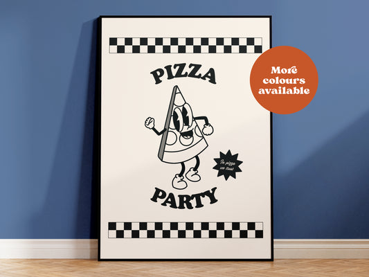 Pizza Party Takeaway Print