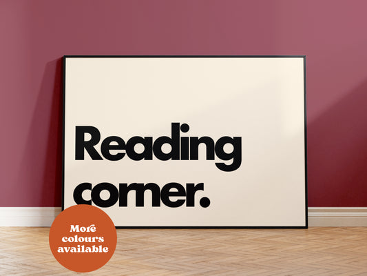 Reading Corner Print