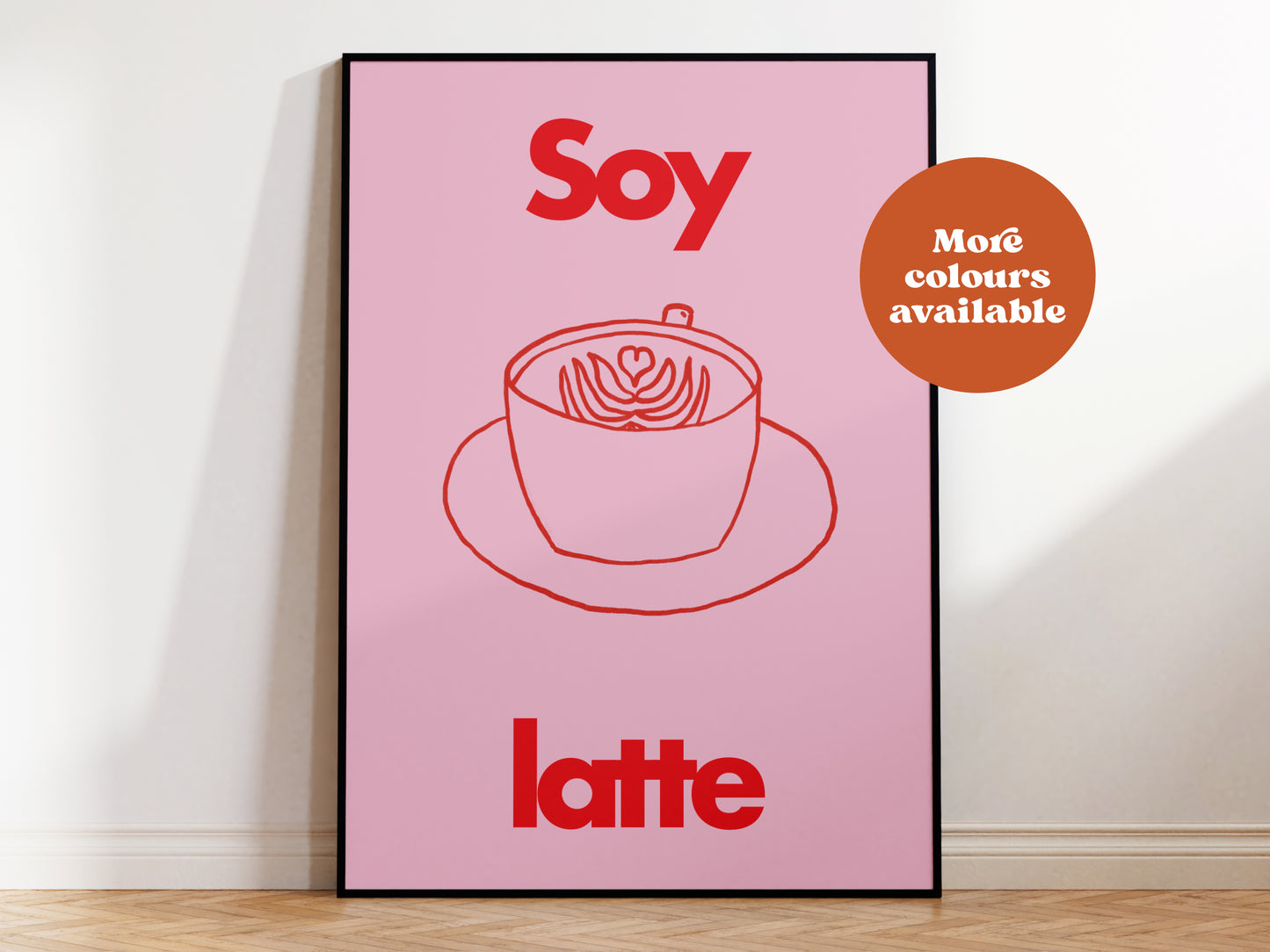 Soy Latte Coffee Print