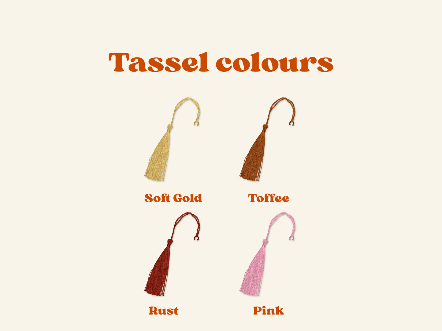 Smiling Flowers Tassel Bookmark