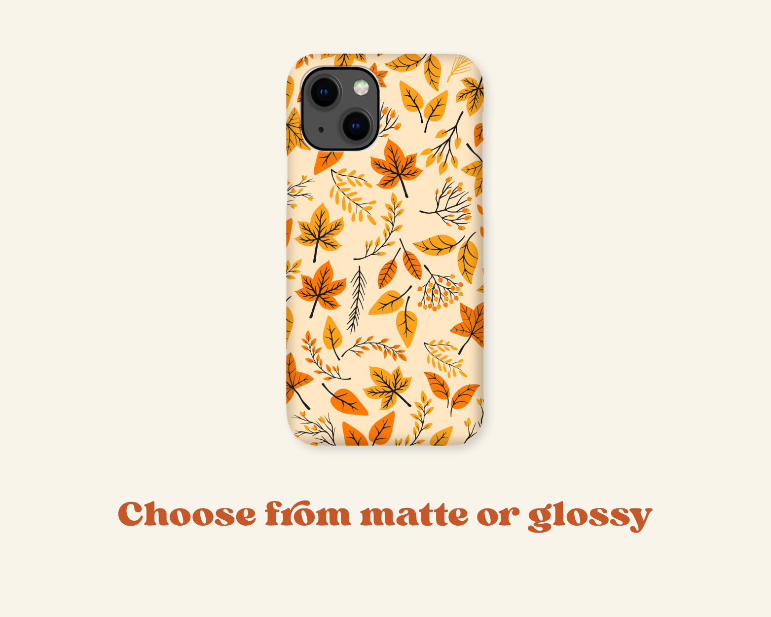 Autumn leaves snap phone case laurenbethdesigns