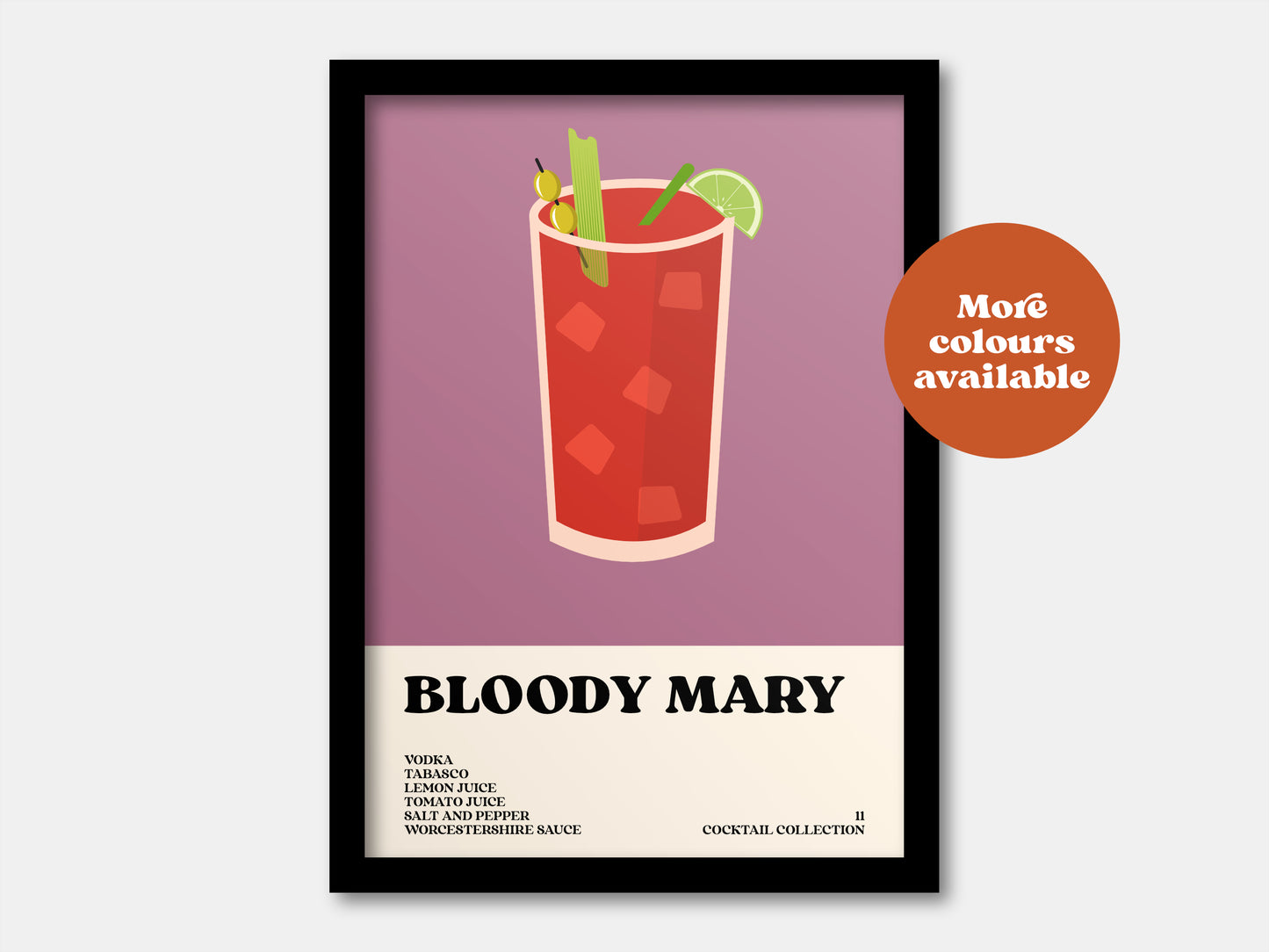 Bloody Mary Cocktail Print