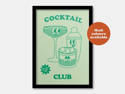 Cocktail Club Takeaway Print