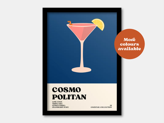 Cosmopolitan Cocktail Print