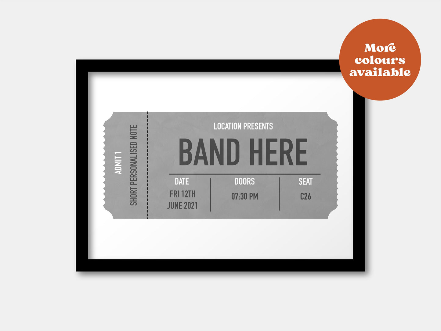 Custom Ticket Print