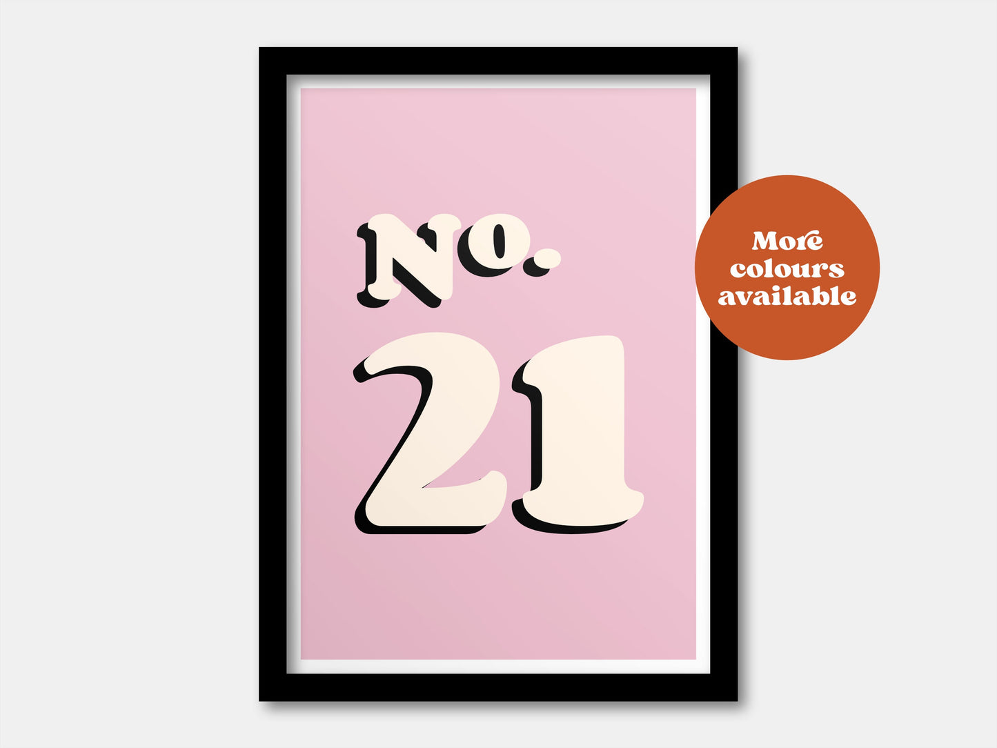 Custom House Number Print