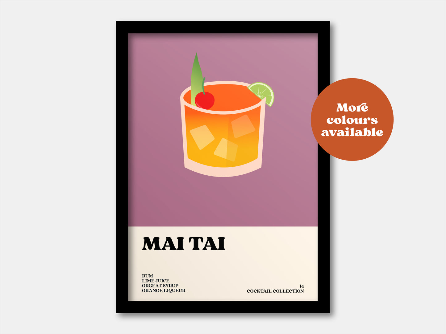 Mai Tai Cocktail Print
