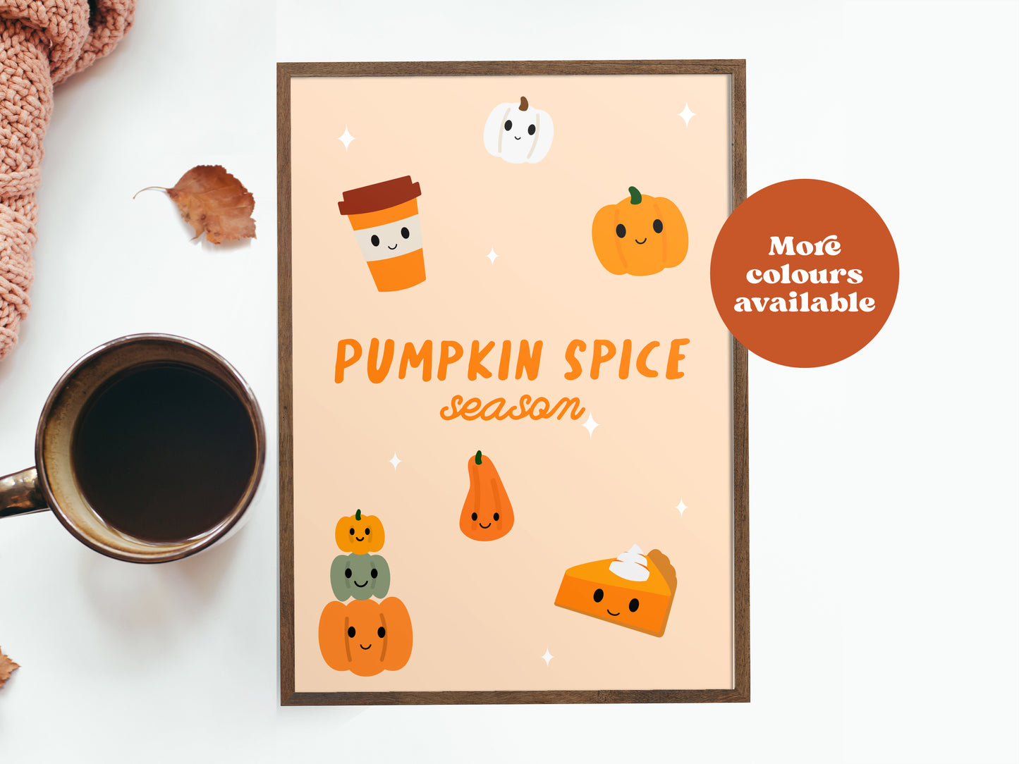 Pumpkin spice season print