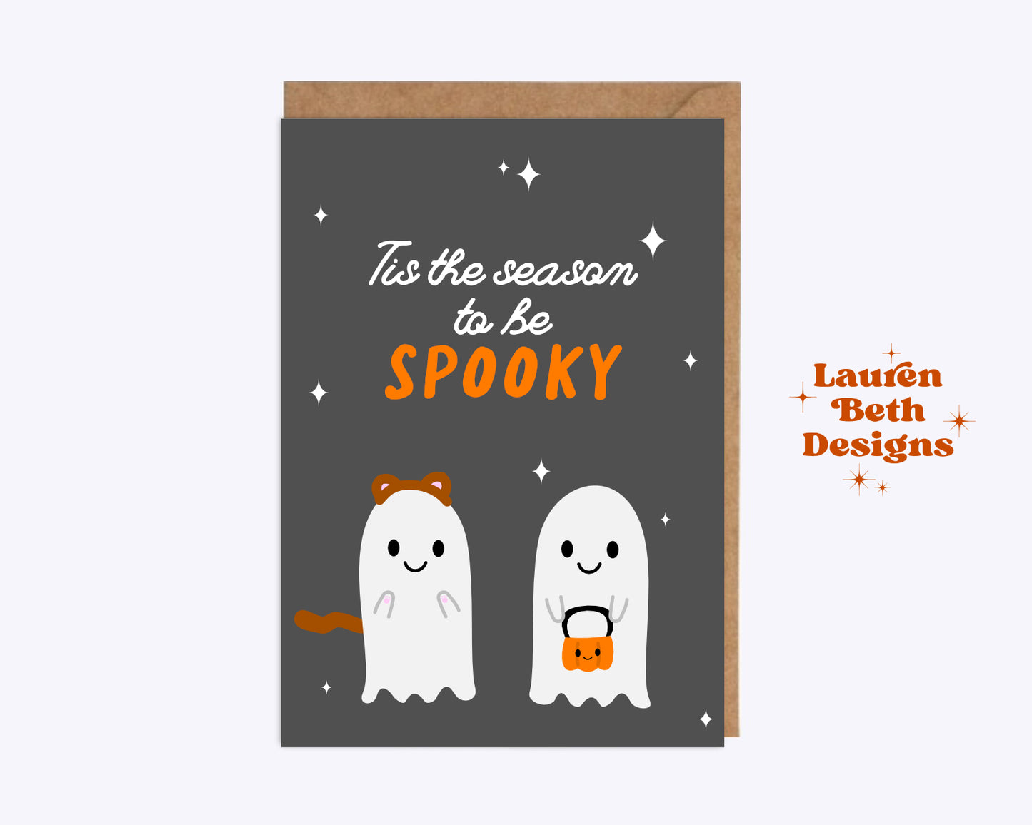 Tis the season to be spooky card