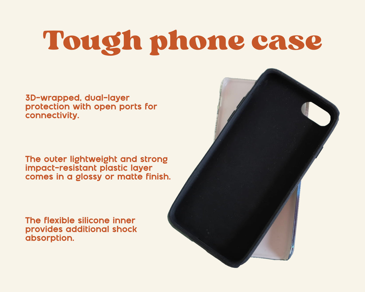 Good vibes tough phone case