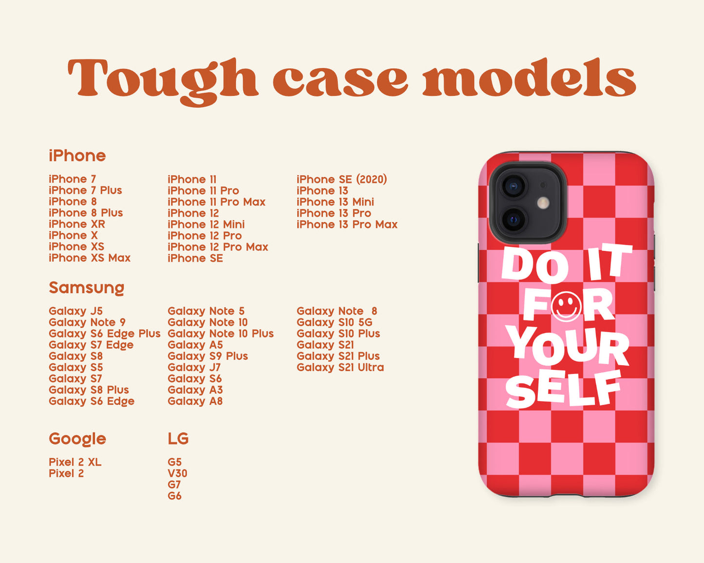 Good vibes tough phone case