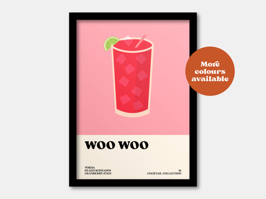 Woo Woo Cocktail Print
