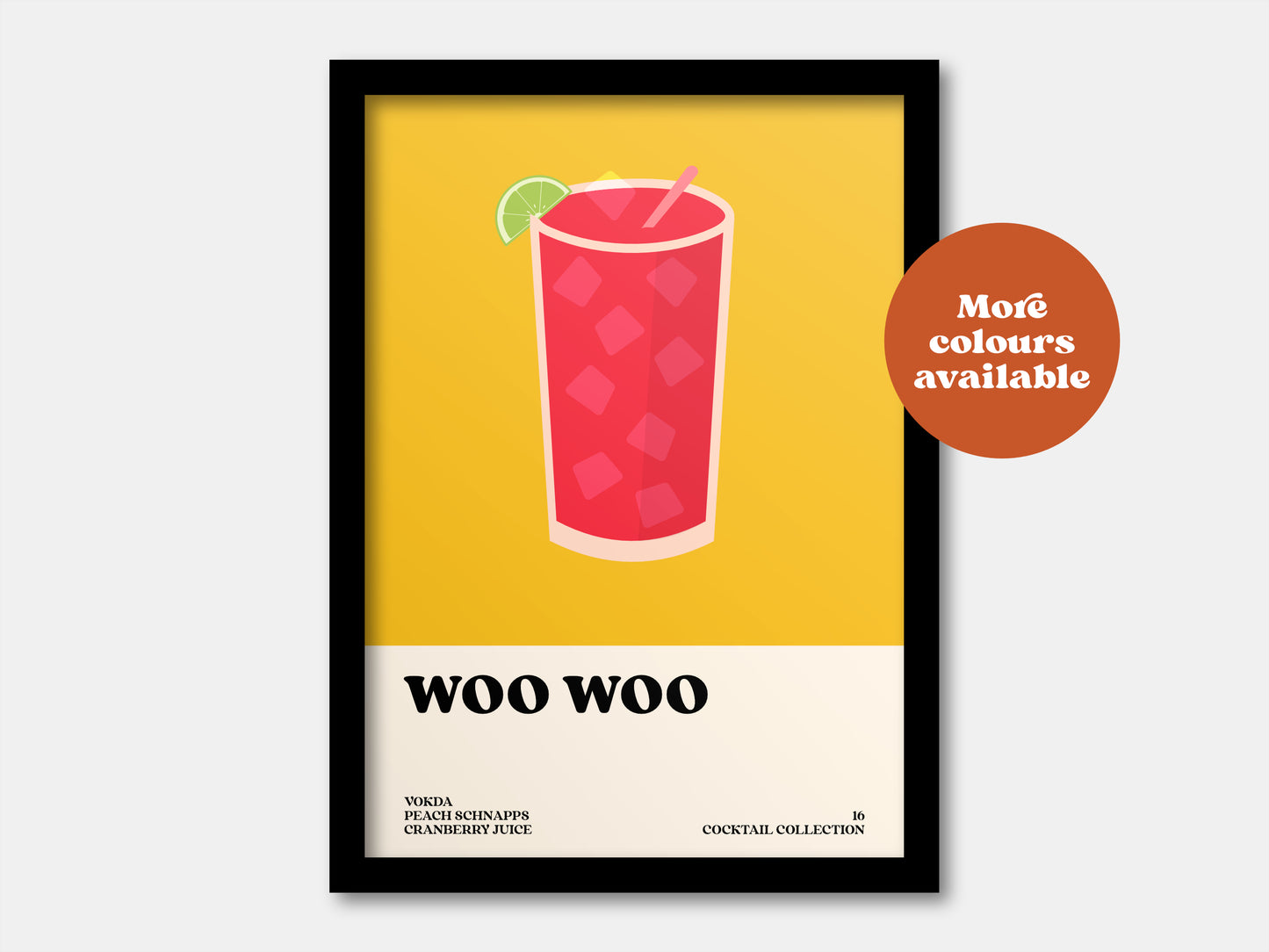Woo Woo Cocktail Print
