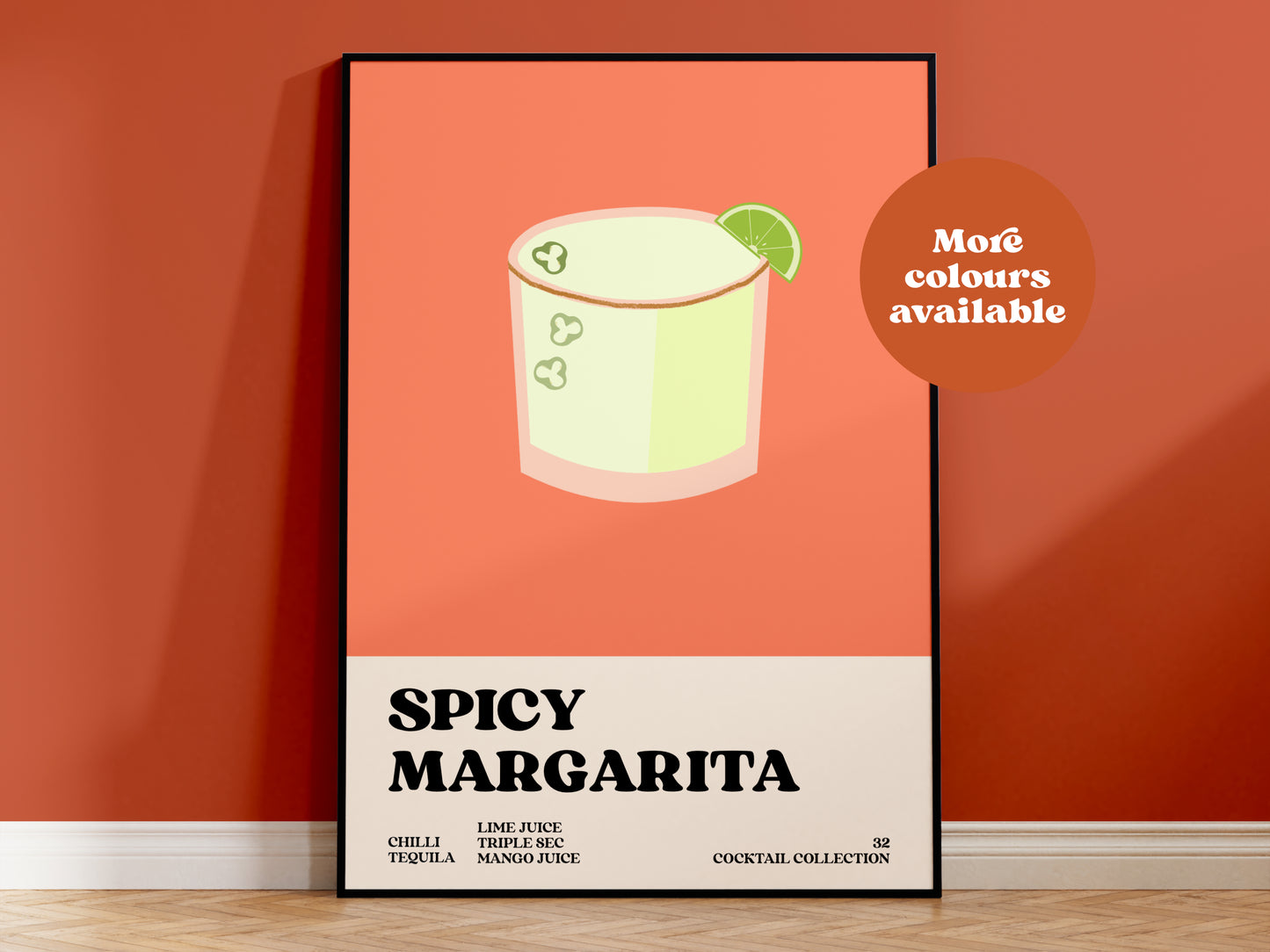 Spicy Margarita Cocktail Print
