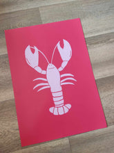 Load image into Gallery viewer, Second Print - A3 Lobster
