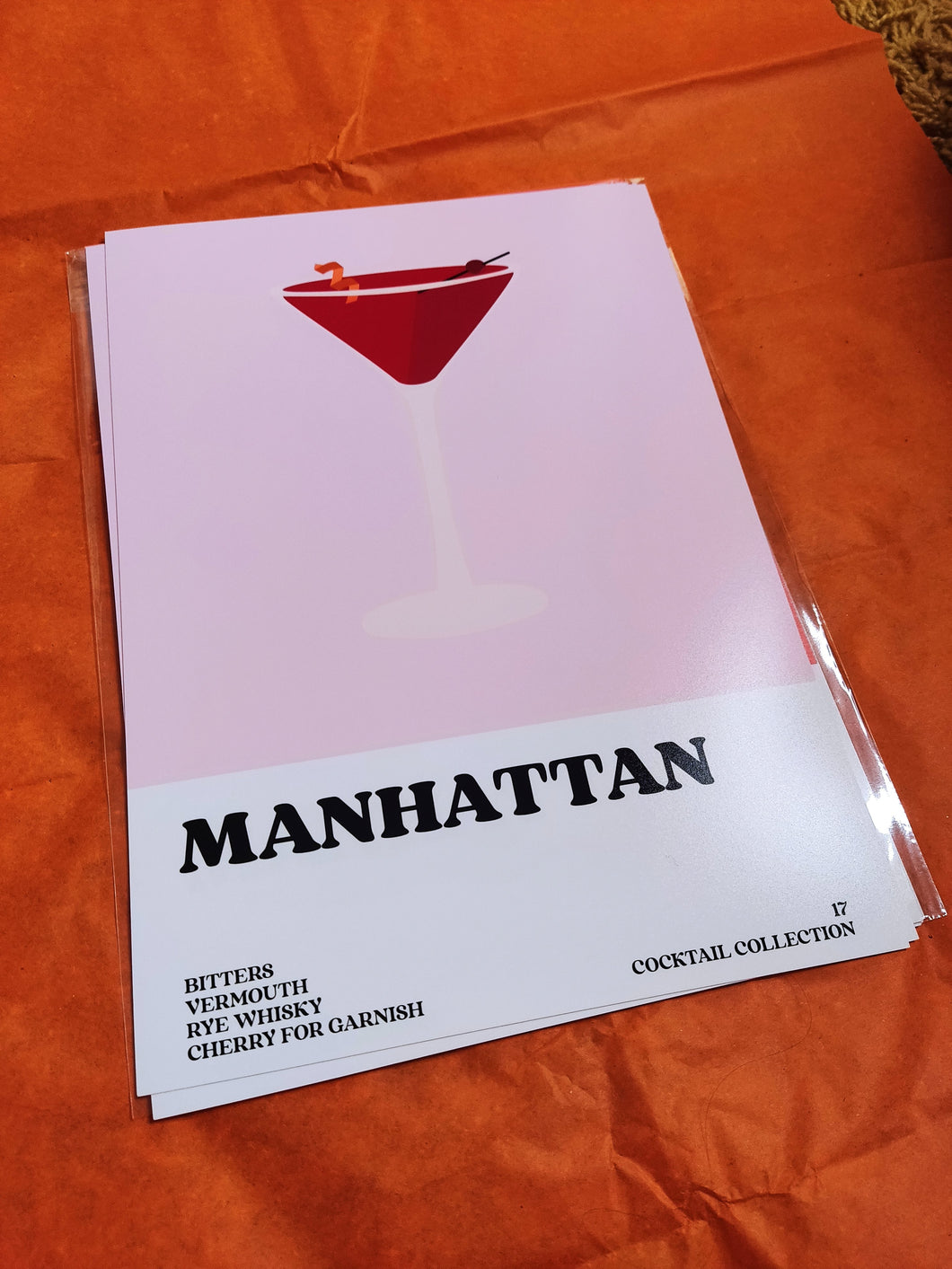 Second Print - A4 Pink Manhattan