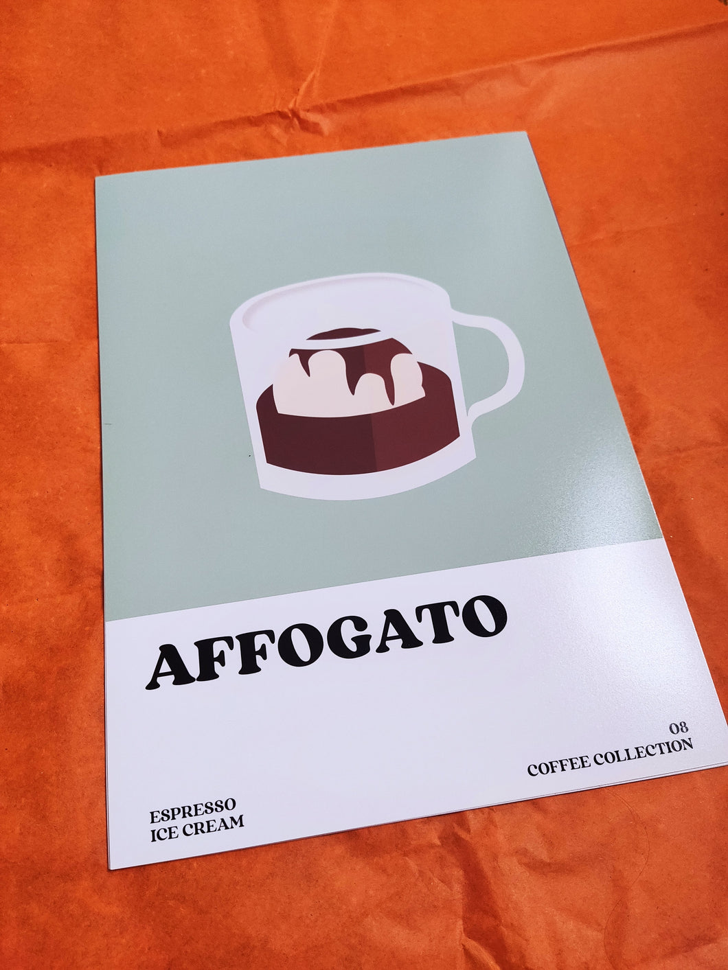 Second Print - A4 Green Affogato