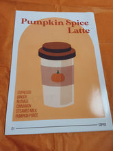 Load image into Gallery viewer, Second Print - A3 Pumpkin Spice Latte
