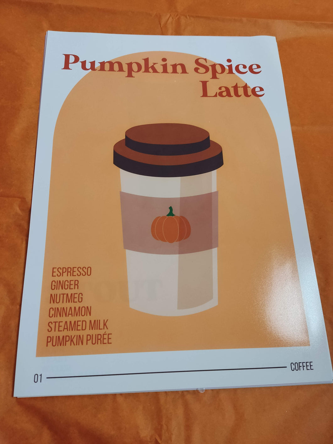 Second Print - A3 Pumpkin Spice Latte