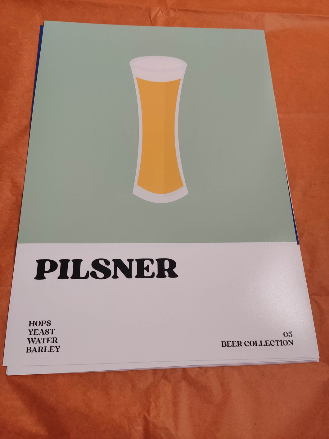 Second Print - A3 Green Pilsner