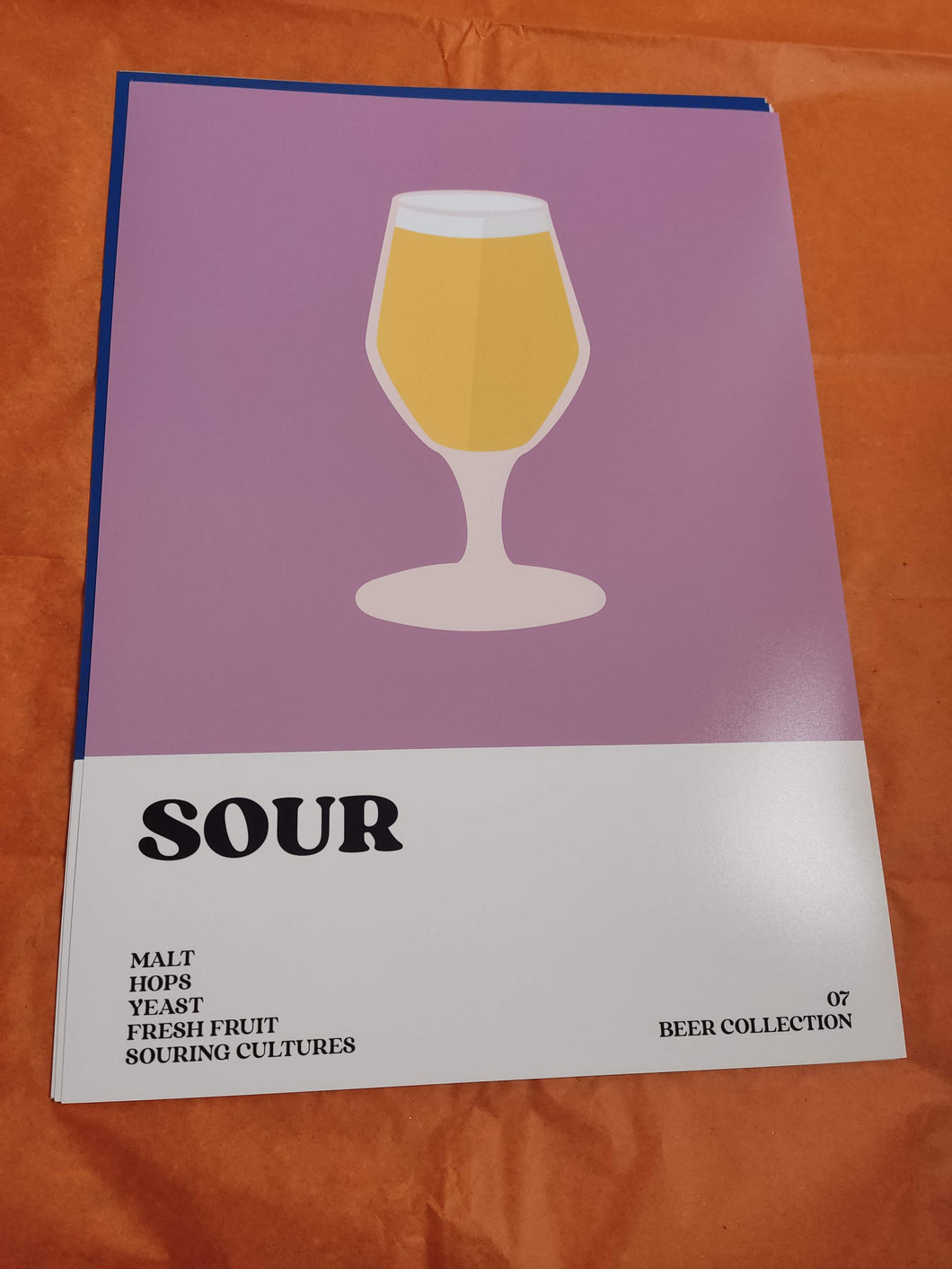 Stock Clear-Out Print - A3 Purple Sour