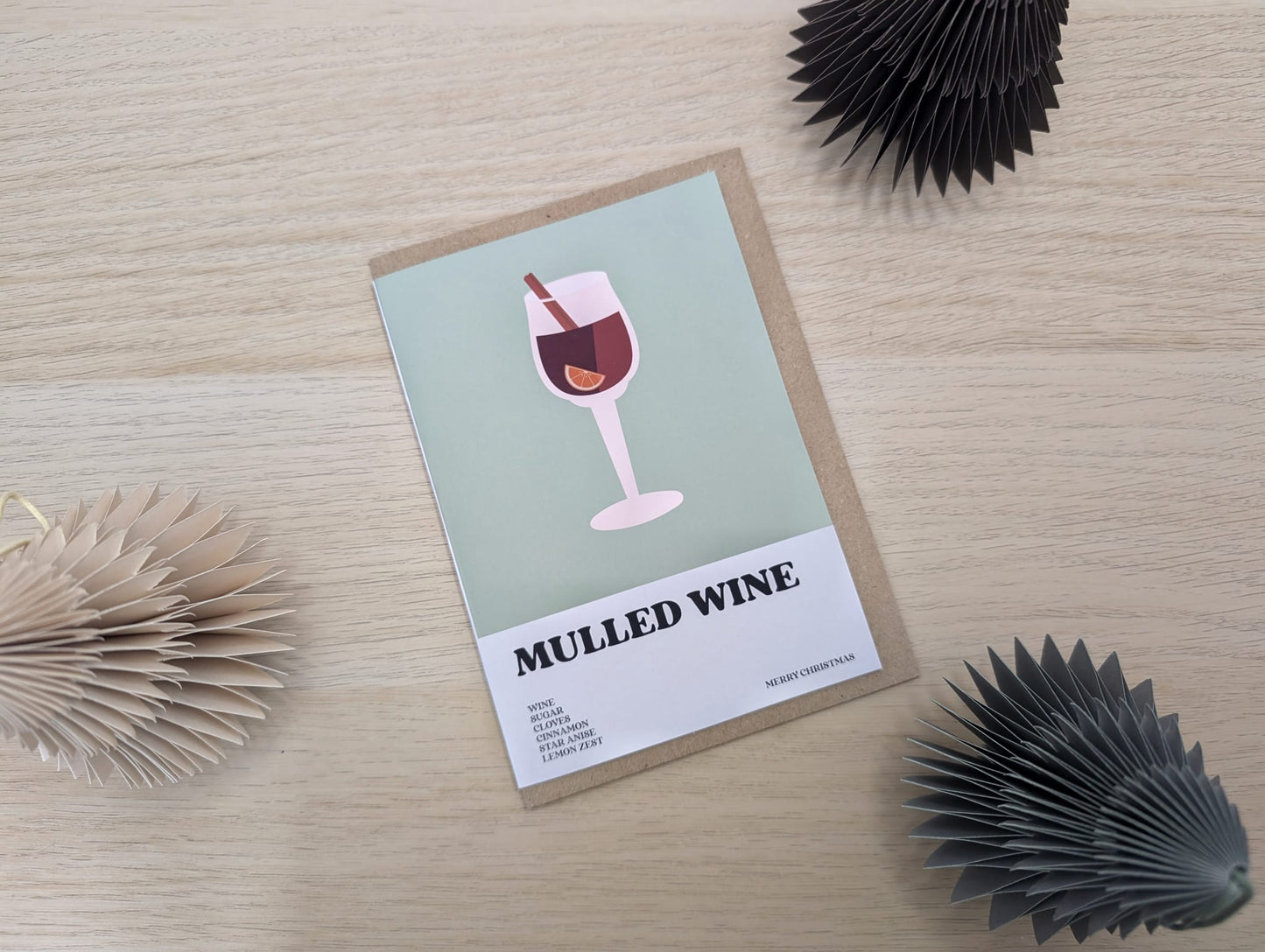 Mulled Wine Recipe Christmas Card