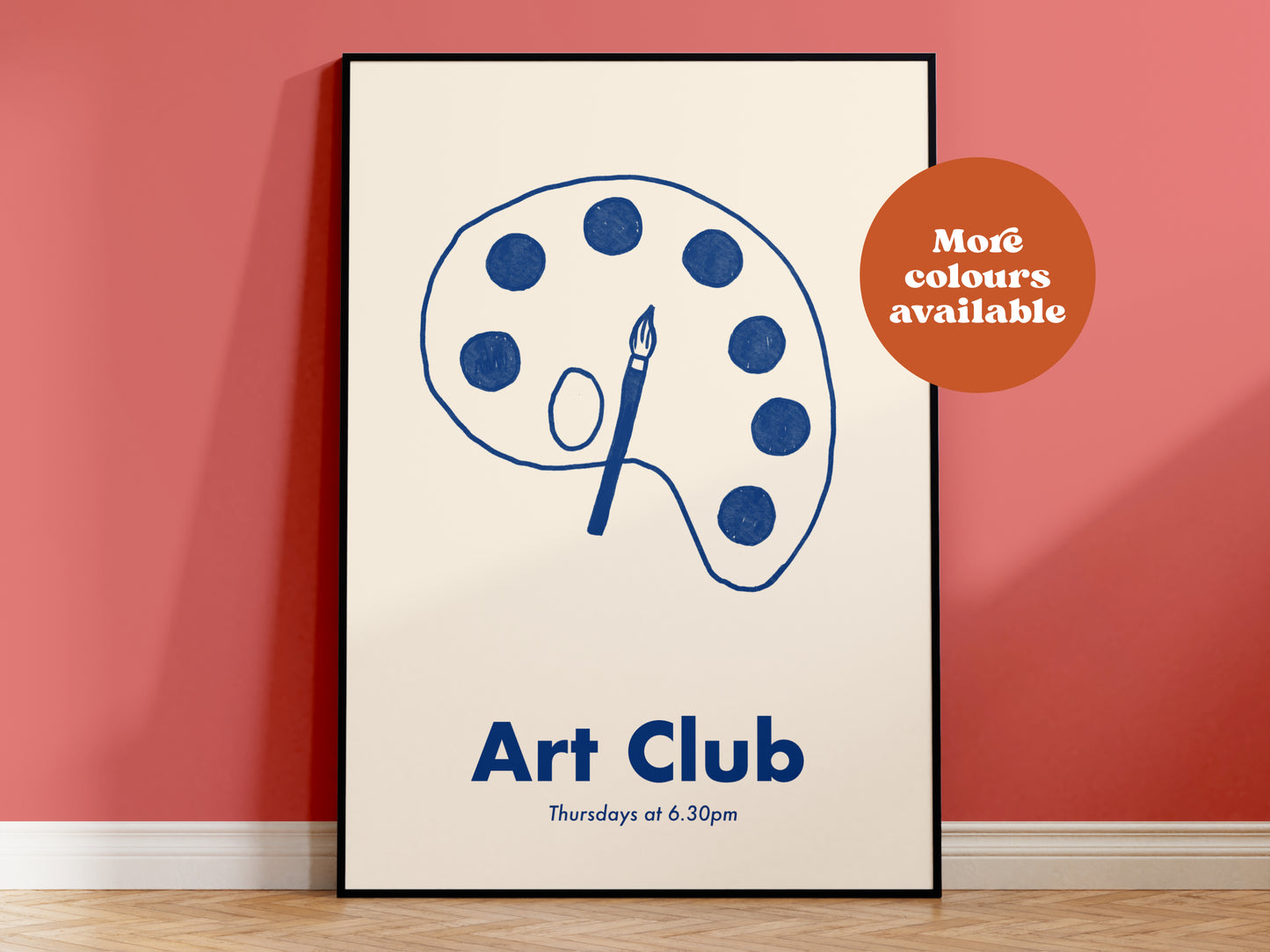 Art Club Handdrawn Print