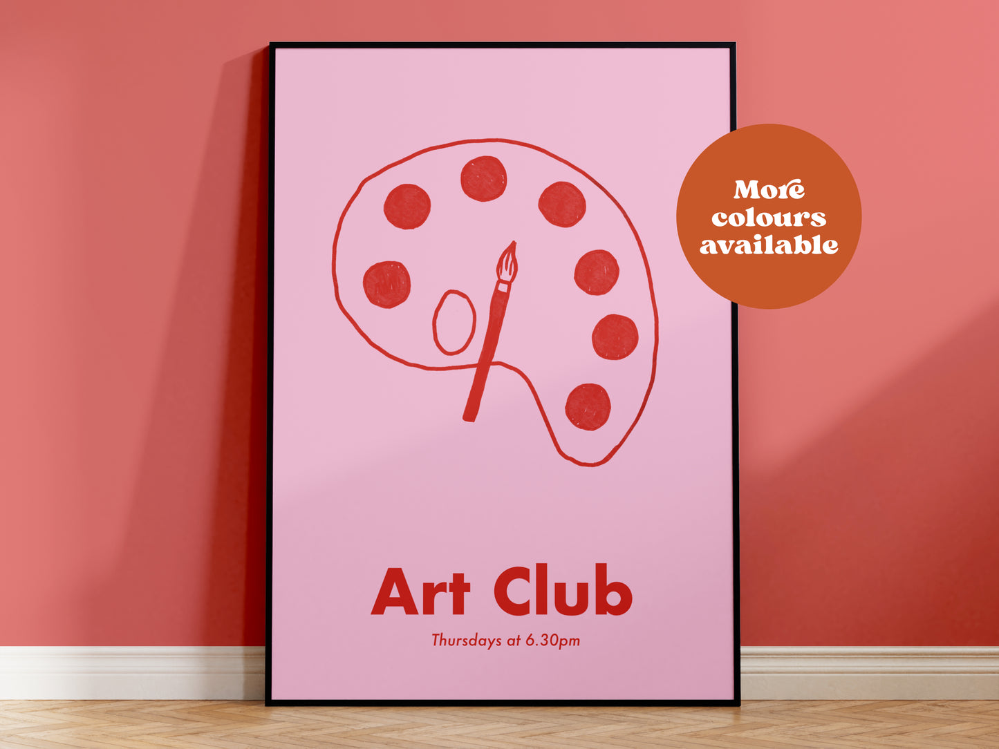 Art Club Handdrawn Print