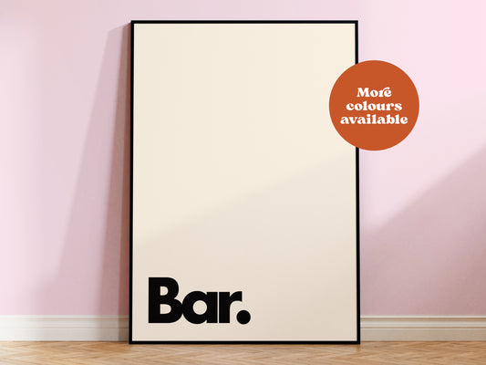 Bar Print
