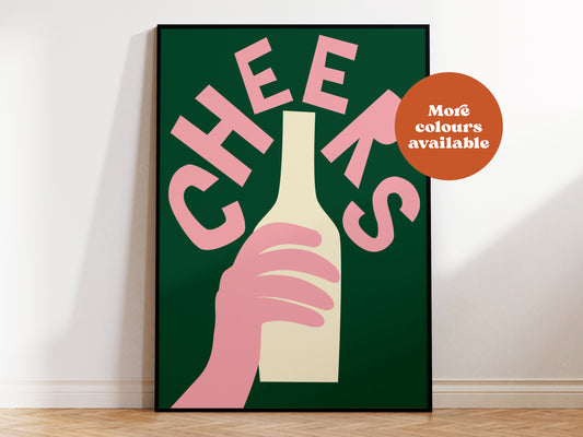 Cheers Mid-Century Print