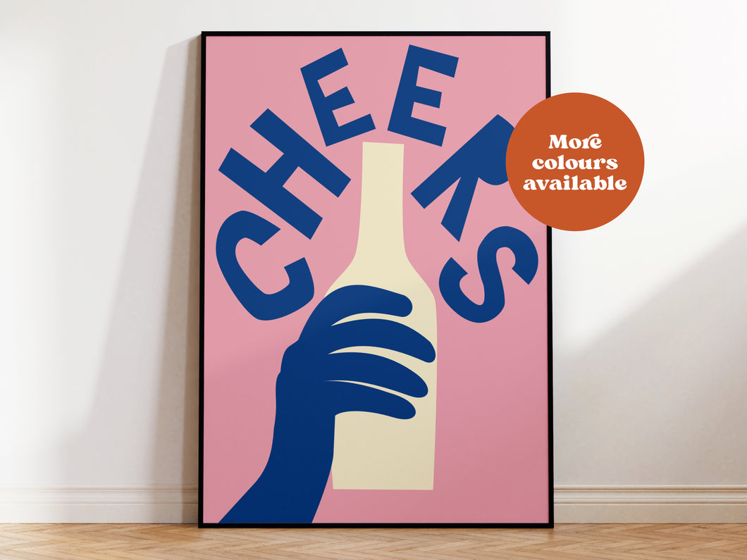 Cheers Mid-Century Print