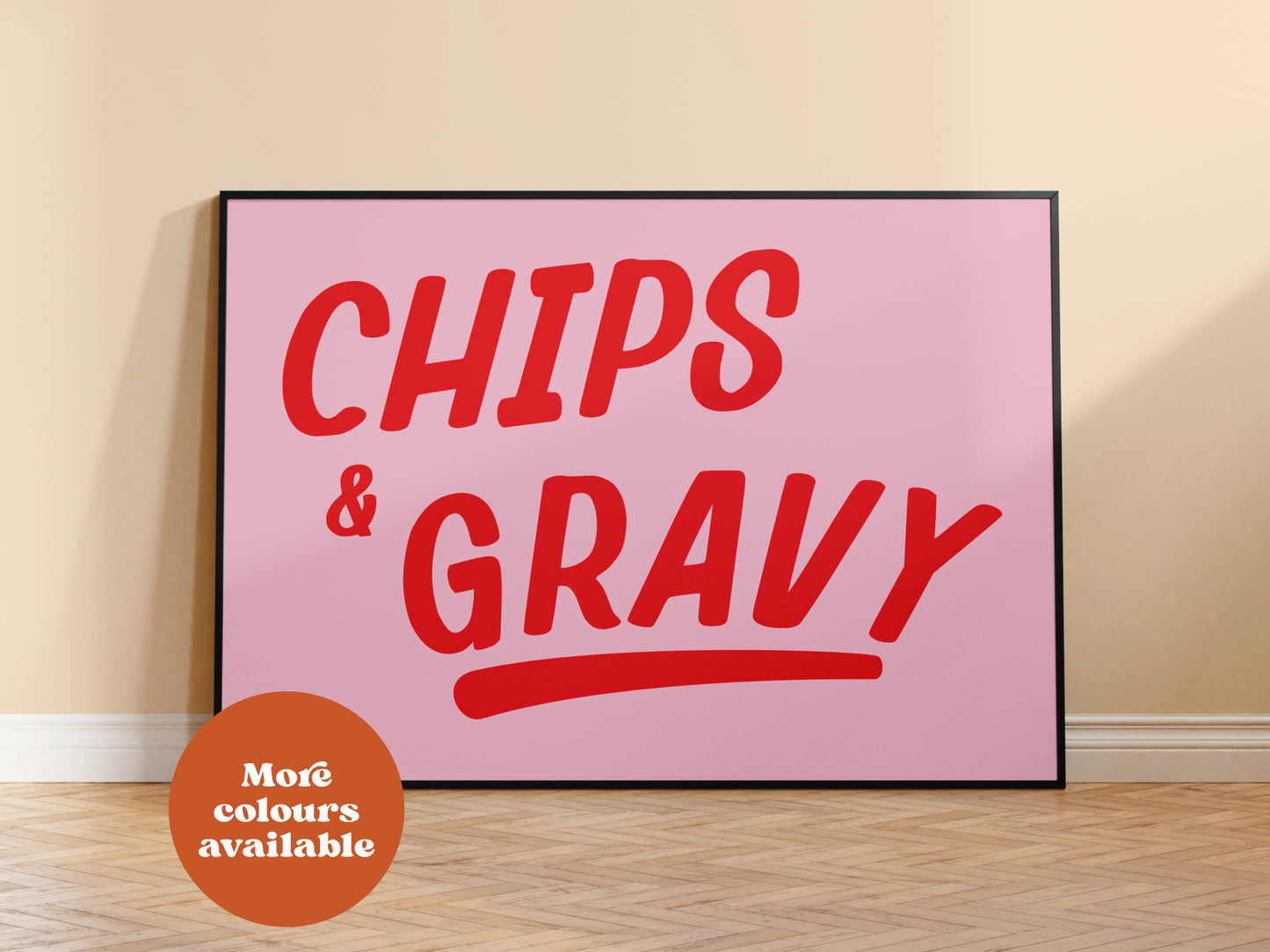 Chips and Gravy Print