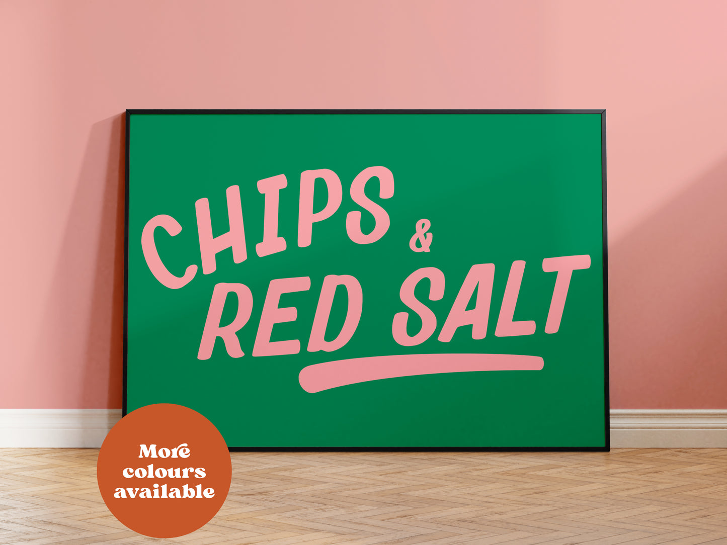 Chips and Red Salt Print