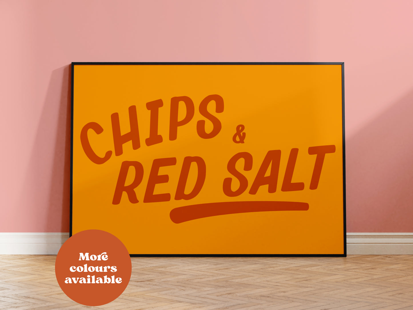 Chips and Red Salt Print