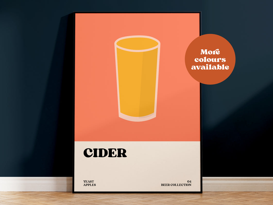 Cider Beer Print