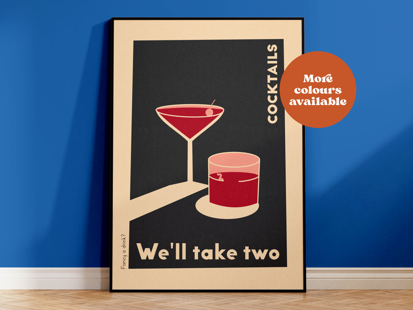 Cocktails We'll Take Two Print