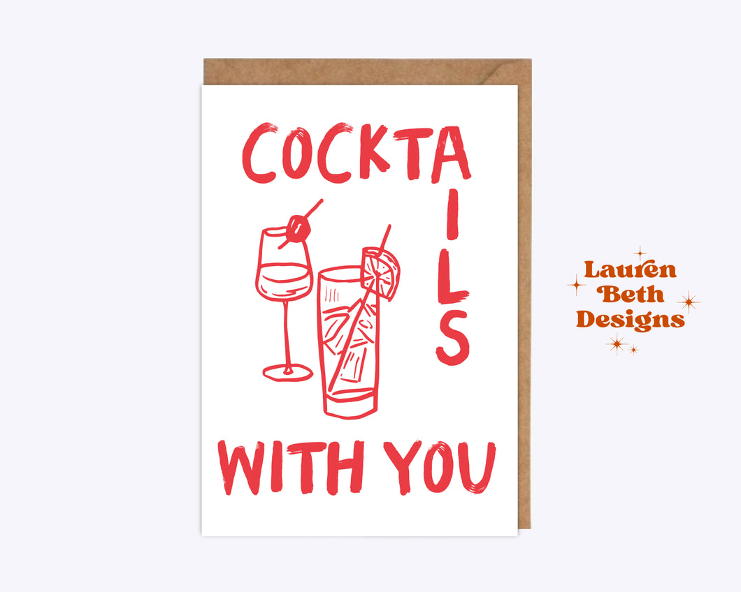 Cocktails with you card