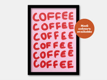 Load image into Gallery viewer, Coffee Painted-Style Print
