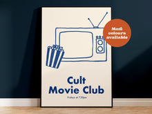 Load image into Gallery viewer, Cult Movie Club Handdrawn Print
